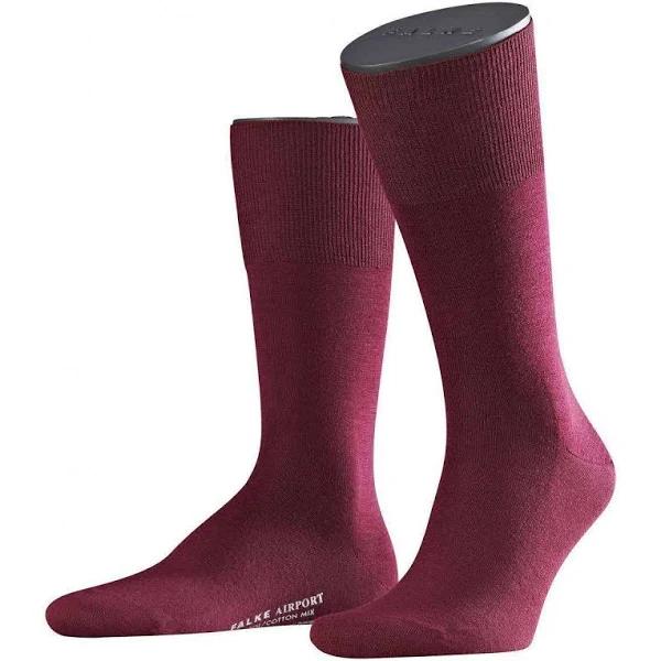 Falke Burgundy Barolo Airport Midcalf Socks