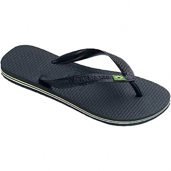 Havaianas Brazil Flip Flops | Black | Size 13 | Shopbop Men