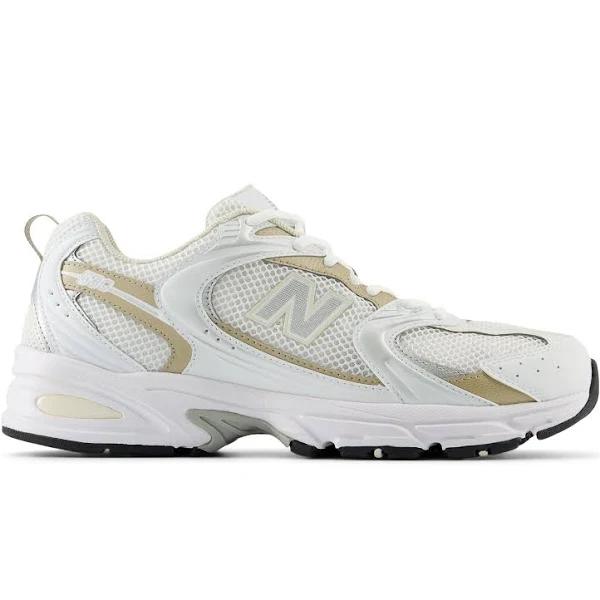 New Balance Unisex 530 White/Stoneware/Linen - Size 12