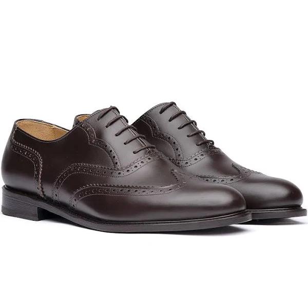 Mens Brogue Shoes | Sparrods & Co Espresso / EU 41