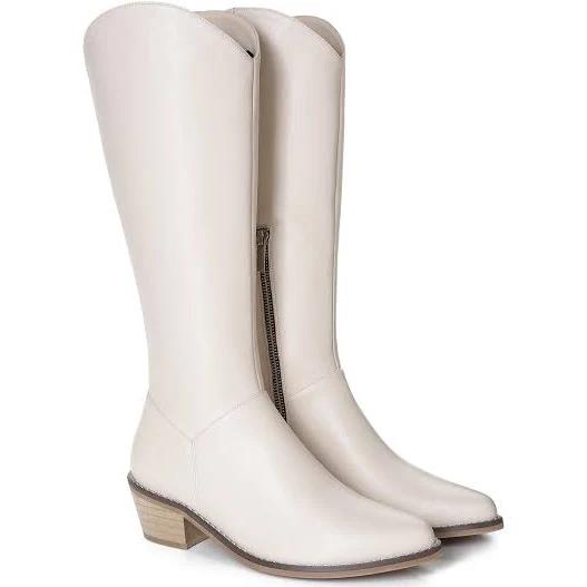 TARRAMARRA Women Leather Boots Catalina Knee-High Cream / 41