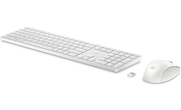 HP 650 Wireless Keyboard and Mouse Combo - White