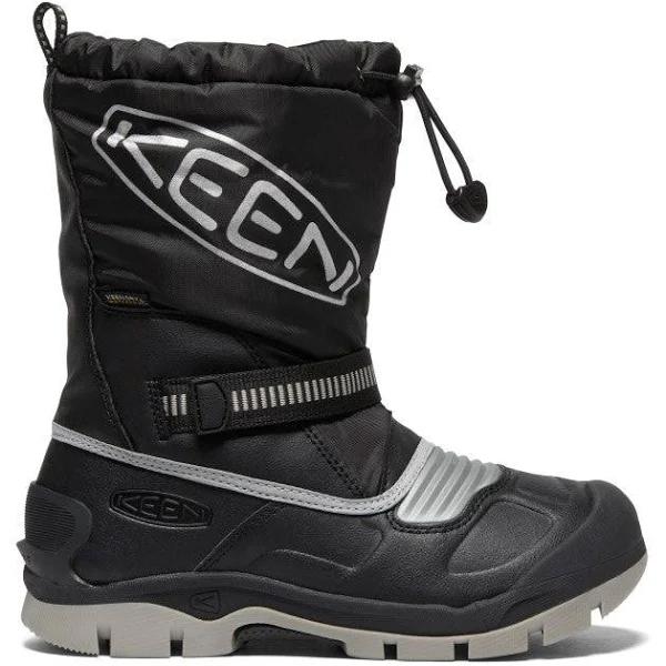 Keen Snow Troll Black Waterproof Boys Winter Boots -40C - Black 1 Youth Boys