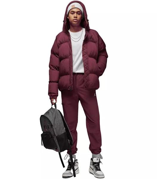 Jordan Flight Essentials Puffer Jacket in Cherrywood Red