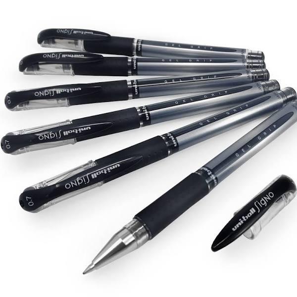 Uni-Ball Signo UM-151S Gel Grip Pen, Black, 0.7mm