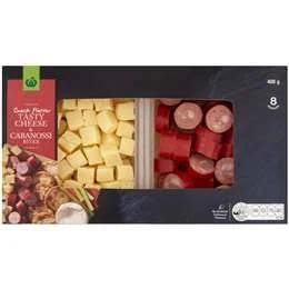 Woolworths Platter Pack with Tasty Cheese & Cabanossi Bites 400g