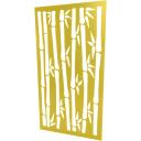 ProtectorAl 1200 x 2400mm ACP Bamboo Decorative Panel Unframed - Light Yellow