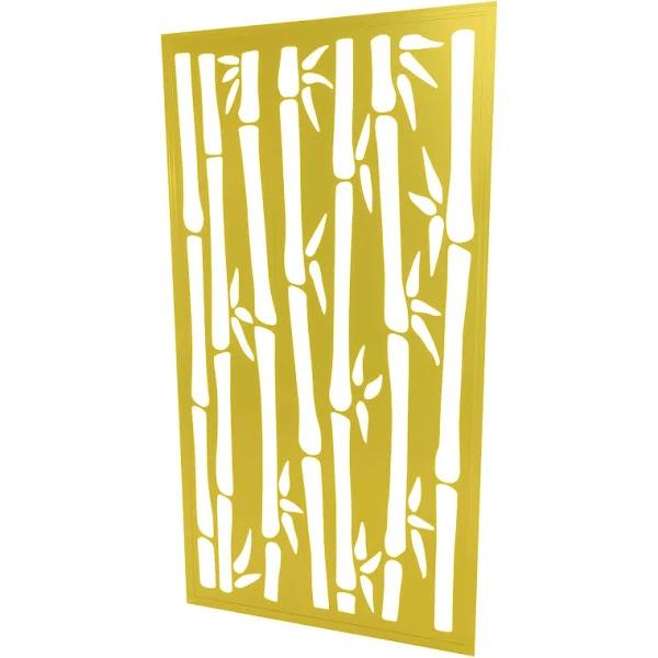 ProtectorAl 1200 x 2400mm ACP Bamboo Decorative Panel Unframed - Light Yellow