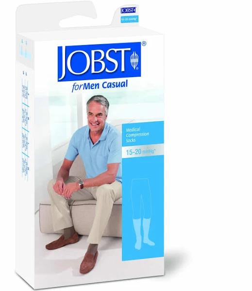 JOBST For Men Casual Knee High 15-20mmHg Compression Socks