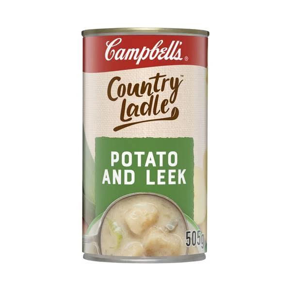 Campbell's Country Ladle Soup Can Potato & Leek