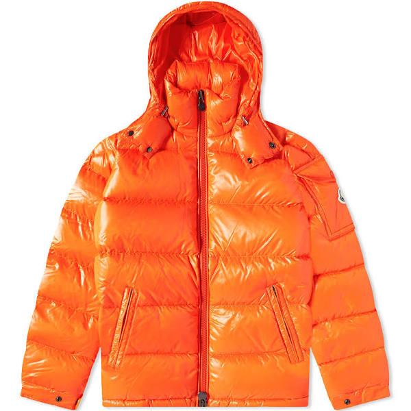 Moncler Men's Maya Down Jacket in Orange, Size Large | END. Clothing