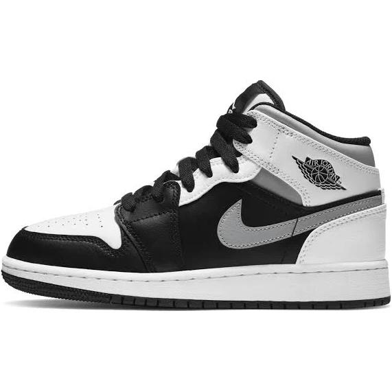 Air Jordan 1 Mid White Shadow (GS)