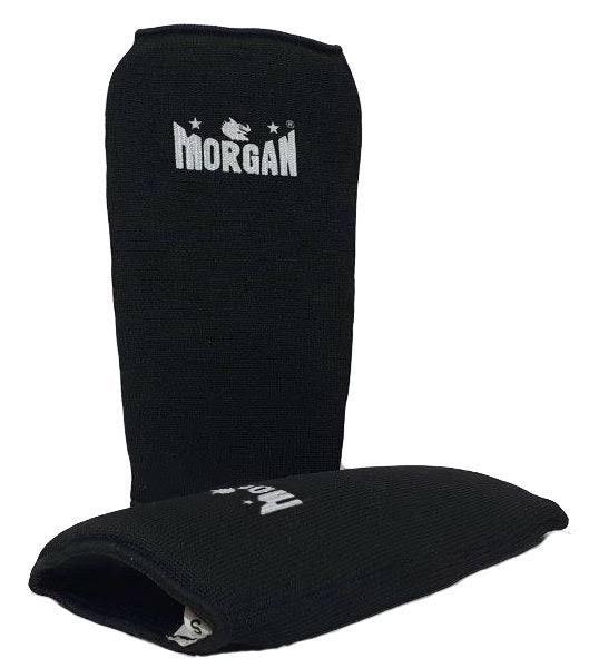 Morgan Sports Black Shin Protectors - Large