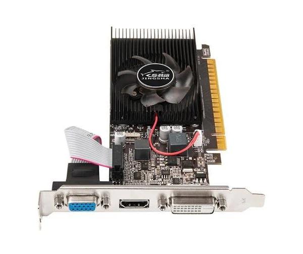 JINGSHA GT610 Graphics Card 2GB/DDR3/64bit Memory Video Card Computer Graphics Card with HD+VGA Ports for Office Entertainment