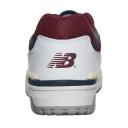 New Balance 550 White Navy NB Burgundy