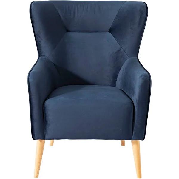 Quinn Velvet Armchair Midnight | Midnight | Upholstery | Early Settler Furniture