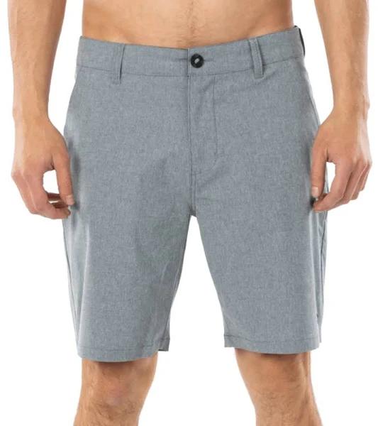 Rip Curl Men's Boardwalk Phase Nineteen Hybrid Walkshorts - Cool Grey - Swimoutlet.com