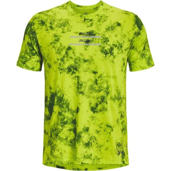 Under Armour Men's Run Anywhere T-Shirt Green MD