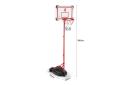 2m Portable Adjustable Basketball Stand Hoop System For Kids W Basketb