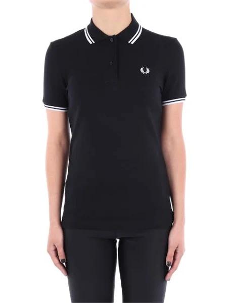 Fred Perry Twin Tipped Polo Shirt-Black