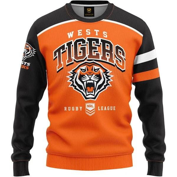 Ashtabula NRL Kids 40/20 Pullover - West Tigers - Infant Baby - Light Jumper - Infant - Size 1