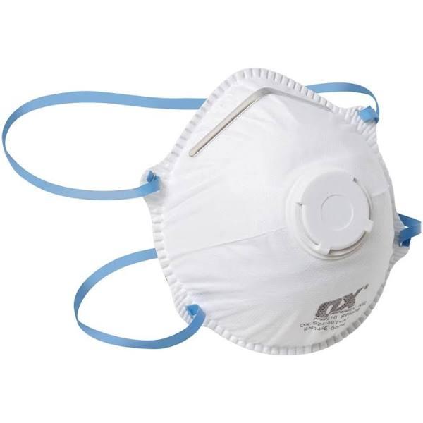 Ox P2V Disposable Face Mask with Valve 12pack