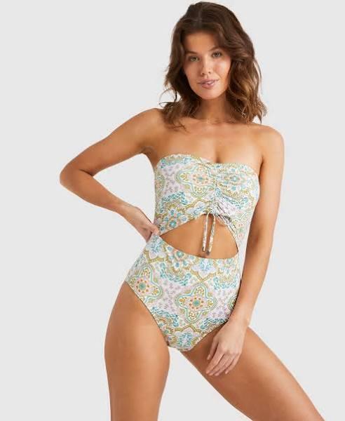 Billabong - Summerside Summer Bandeau One Piece - Size L/12