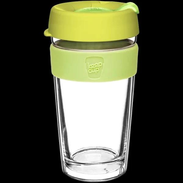 KeepCup Reusable Coffee Cup - Brew Longplay - Lime - 16oz /454ml