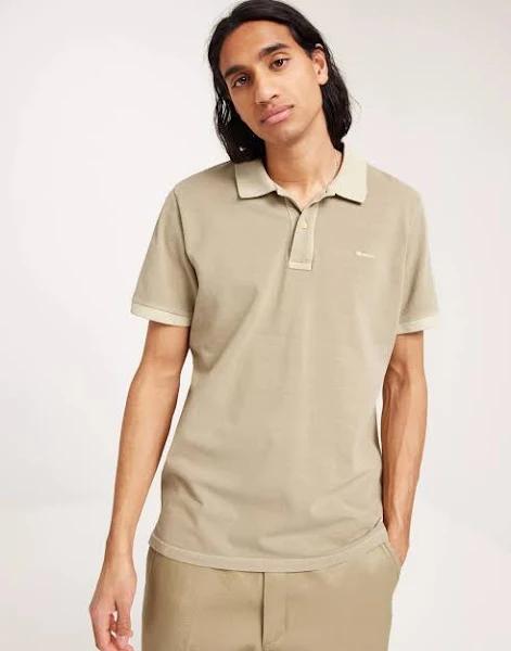 Gant Sunfaded Rugger Short Sleeve Polo Beige XL Man