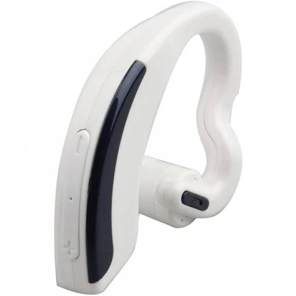 Wireless Bluetooth Earhooks In-ear Handfree Stereo Sports Headphone Earphone for iPhone Xiaomi White Color