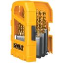 DeWalt Titanium Nitride Coated Drill Bit Set with Pilot Point, 29-Piece (DW1369)