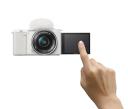 Sony ZV E10 Mirrorless Camera Body (White)