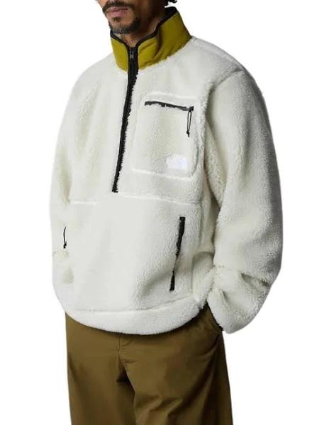 The North Face Extreme Pile 1/4 Zip Heavyweight Fleece in Off White