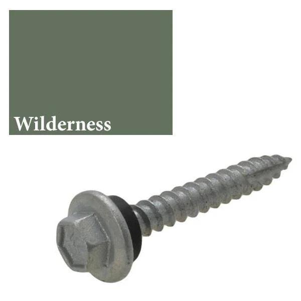 12G (5.50mm) x 25mm Neo Wilderness Hex Flange Timber T17 Cladding Screw Galvanised