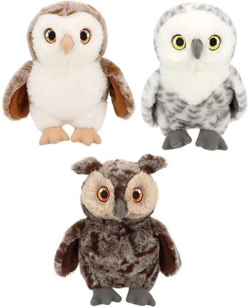 Keeleco 18cm Owls Stuffed Animal Soft Plush Kids/Children Assort Cuddle Toy 0m+