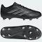 adidas-Copa Pure II League Firm Ground Boots-Kids-Core Black / Carbon / Grey One-4