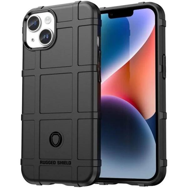 For iPhone 15 Plus Case, TPU Shielding Cover, Black