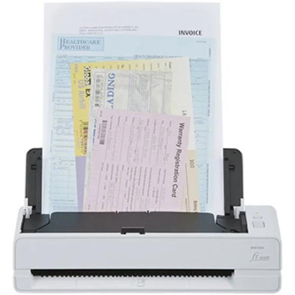 Fujitsu Ricoh FI-800R USB A4 Duplex Document Scanner with U-Turn Design - 20 Sheet ADF, 600DPI