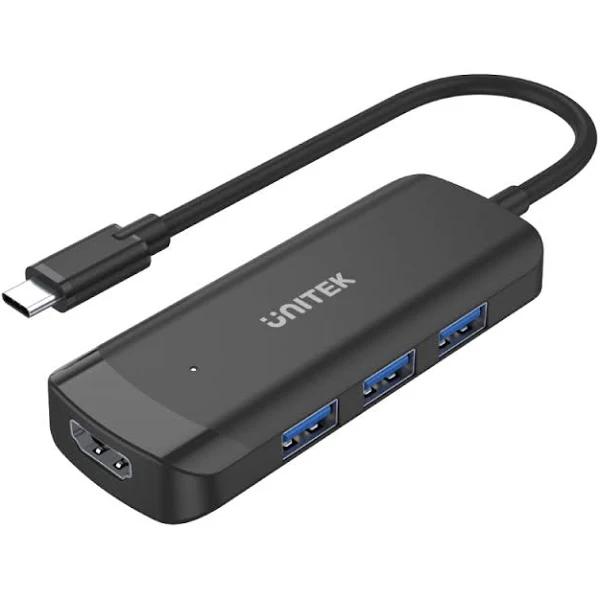 UNITEK 5-in-1 USB3.1 Gen1 Type-C Hub Q4+ H1110B