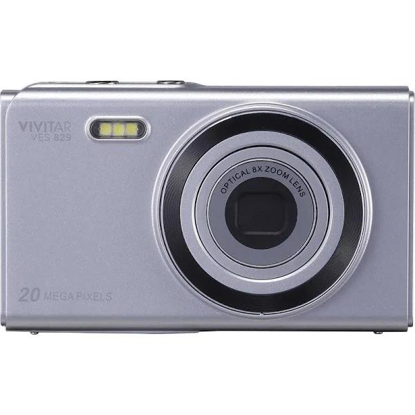 Vivitar 20MP Compact Digital Camera with 8x Optical Zoom (Silver)