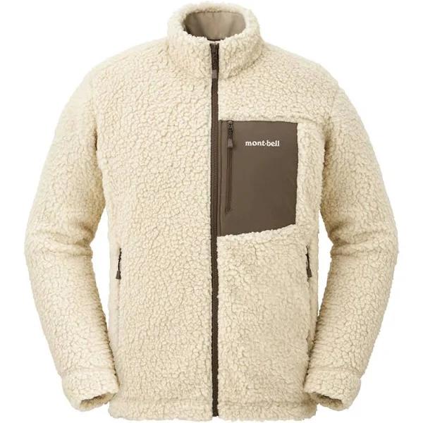 Montbell Mens Climaplus Shearling Jacket Ivory / S