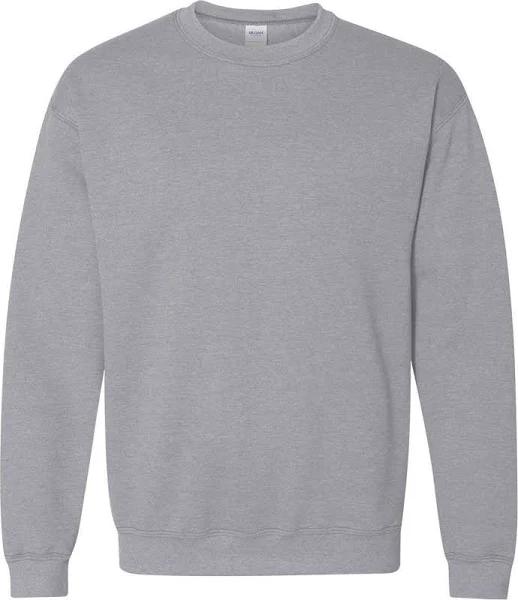 Gildan Heavy Blend Unisex Adult Crewneck Sweatshirt Sport Grey S