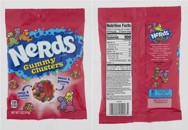 Nerds Gummy Clusters Size: 141g