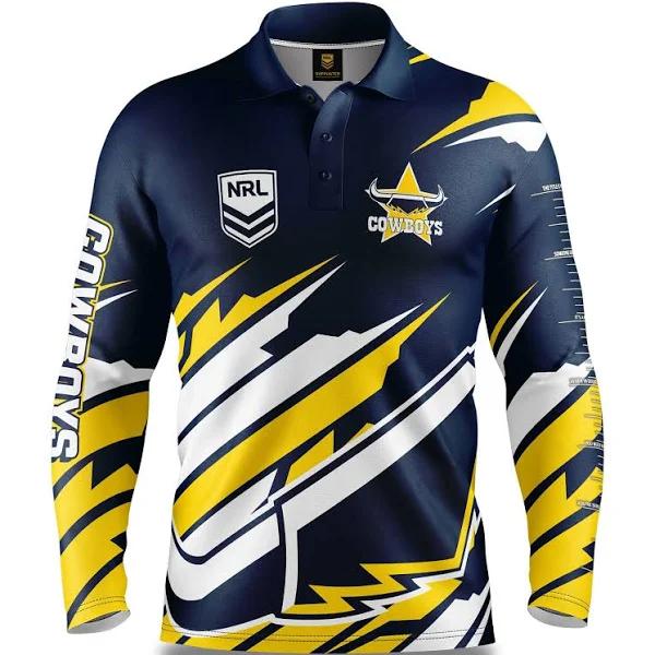 NRL 'Ignition' Fishing Shirt - North Queensland Cowboys - Youth - Polo