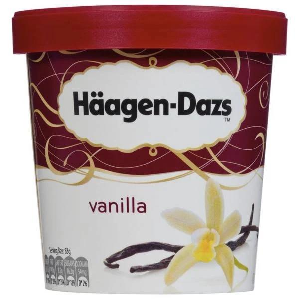 Haagen-Dazs Vanilla Ice Cream Tub 457ml