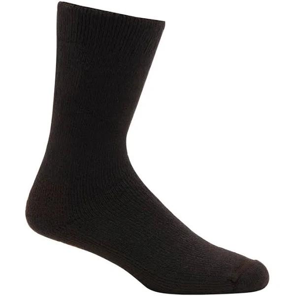 KingGee Workwear - Men's Bamboo Work Sock - Dark Brown - 11-14