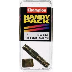 Champion Manifold Stud & Nut 8mm x 38mm - BH291