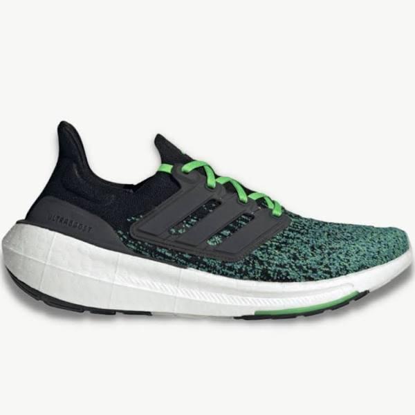 Adidas Ultraboost Light Mens Running Shoes Black/Green US 13