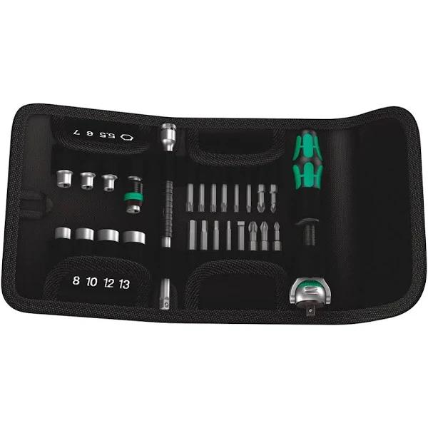 Wera Kraftform Kompakt Zyklop Ratchet Set - 26-Piece, 1/4" Drive