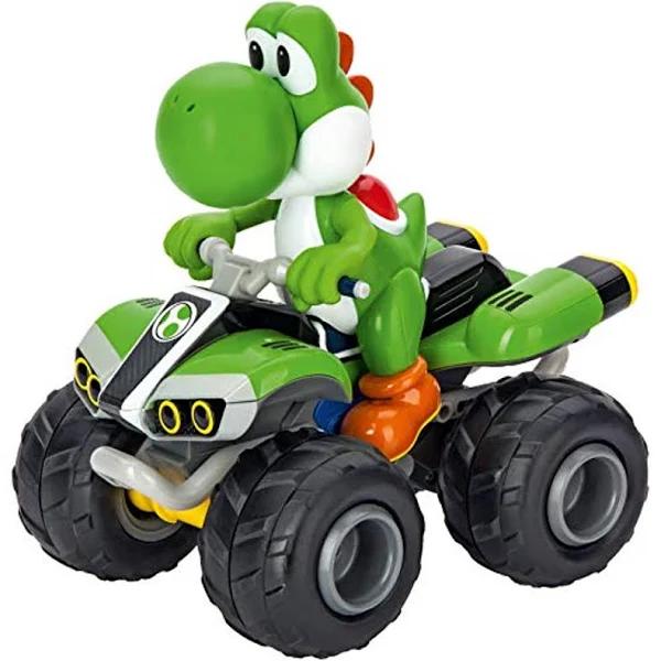 Carrera Rc Nintendo Mario Kart 2.4 GHz Radio Remote Control Toy Car Vehicle - Yoshi Quad